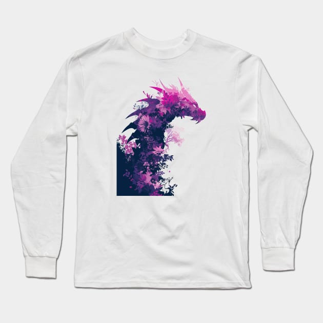 Flora dragon deity Long Sleeve T-Shirt by etherElric